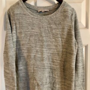 Loft gray crew neck